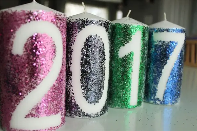 DIY (своими руками) блеск свечи ремесло