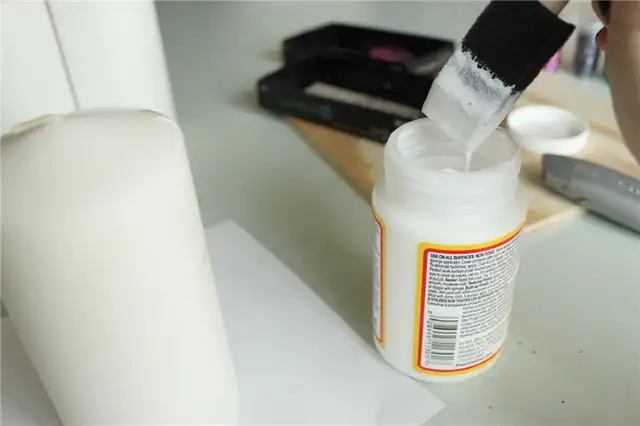 поролоновая кисть в mod podge