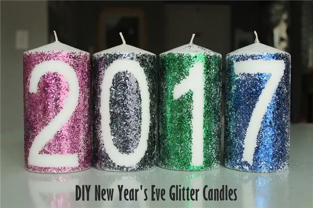 DIY (своими руками) Блеск свечи для Новый год