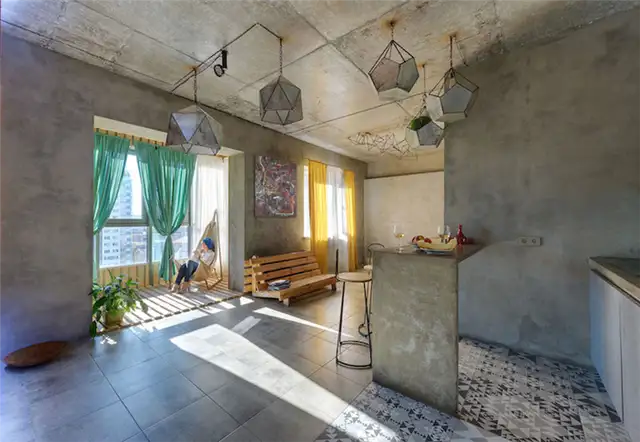 Кухня и гостиная House of the Sun