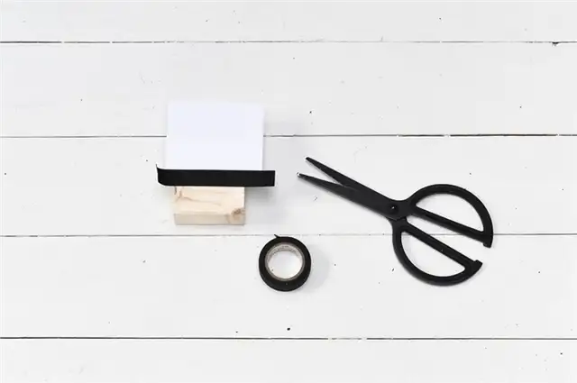 DIY (своими руками) Geometric Photo Holders Washi tape