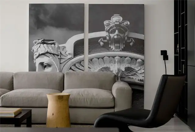 Настенное искусство Monochrome Flat