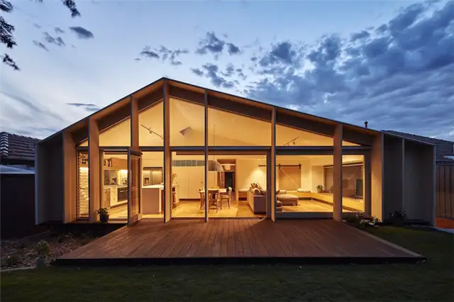 Деревянный настил Lean To House