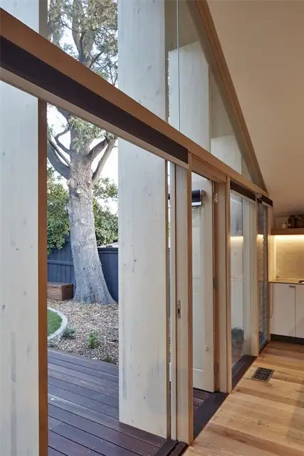 Деревянное оперение дома Lean To House