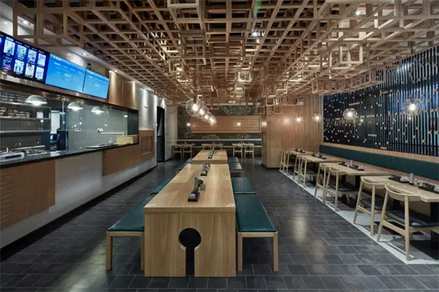Декор лапшичной Dacong's Noodle House от Swimming Pool Studio