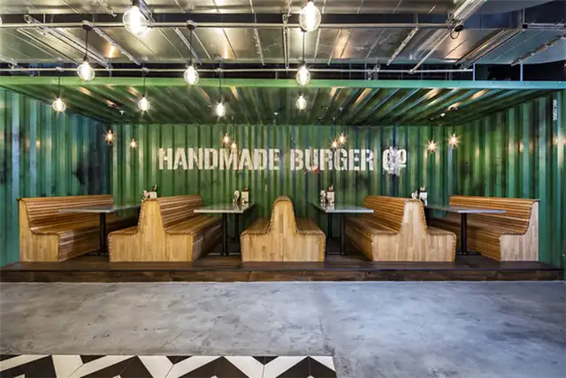 Дизайн интерьера The Handmade Burger Co. by Brown Studio