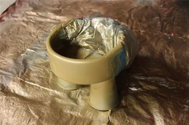 DIY (своими руками) Металлические деревянные чаши - дайте краске высохнуть