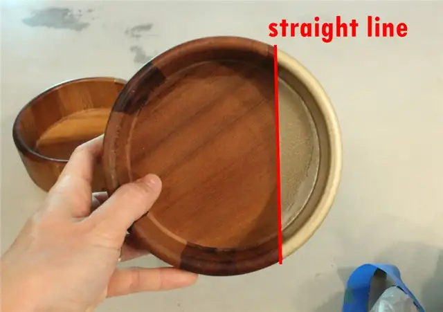 DIY (своими руками) Metal Wood Bowls - прямая линия