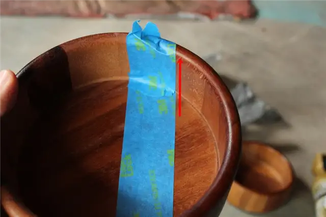 DIY (своими руками) Metal Wood Bowls - выровняйте этот небольшой второй кусок ленты