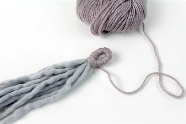 DIY (своими руками) Tassel Wall Hanging - сложите пряжу