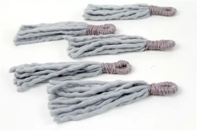 DIY (своими руками) Tassel Wall Hanging - с использованием той же техники
