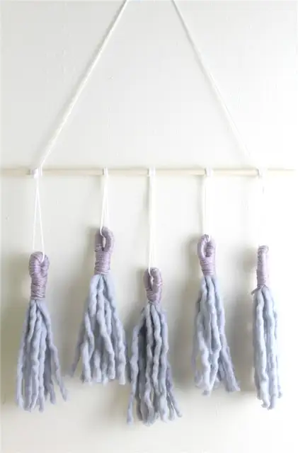 DIY (своими руками) Tassel Wall Hanging - края