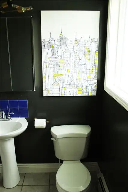 DIY (своими руками) Sharpie Cityscape Art для ванной комнаты