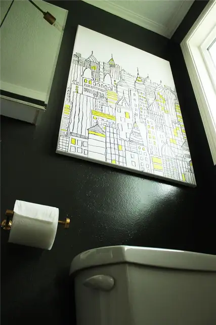 DIY (своими руками) Sharpie Cityscape Art - городской пейзаж добавляет яркости