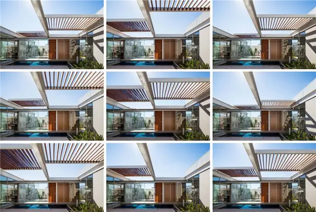 Дом с раздвижными перголами от FGMF Arquitetos