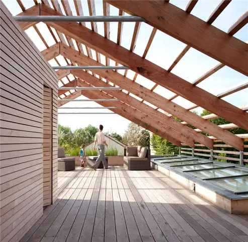 Крыша Экоустойчивый дом от Djuric Tardio Architectes