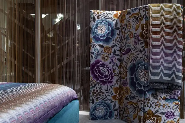 Складная ширма из цветной ткани Missoni Home