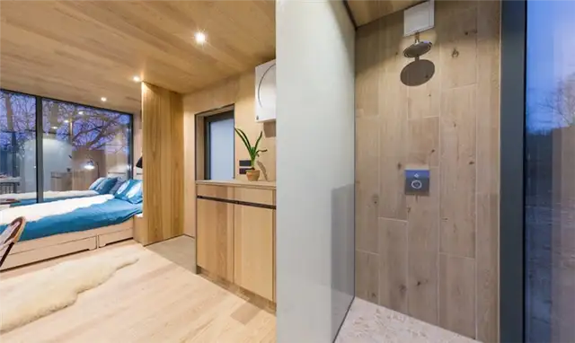Модульный блок Prefab с открытой планировкой