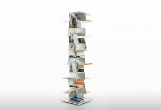 современный отдельно стоящий книжный стеллаж-2