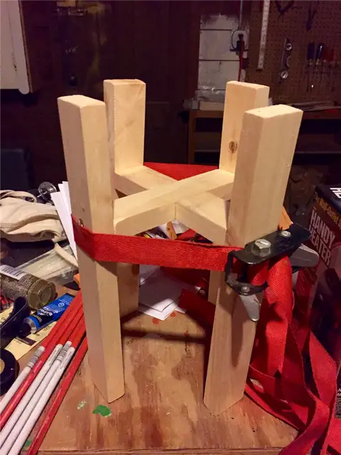 Медный деревянный плантатор - DIY (своими руками) в стиле Mid Century Inspired - Clamp