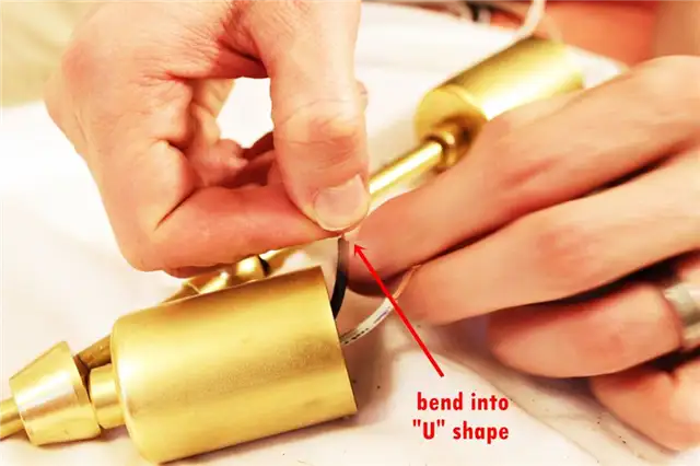 DIY (своими руками) Brass Branch Light - скрутите нити по часовой стрелке