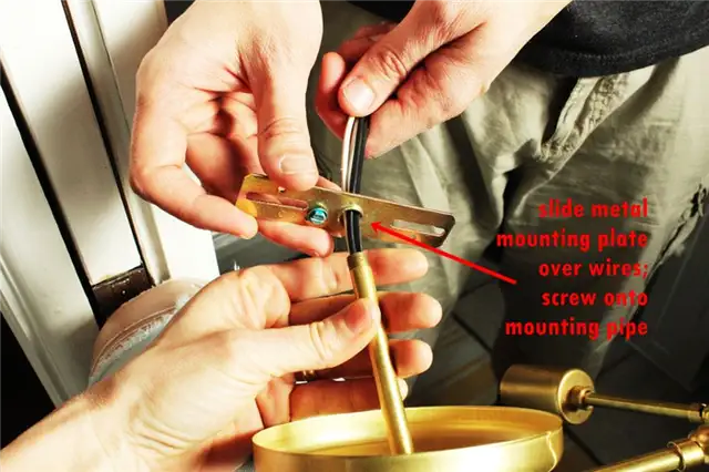 DIY (своими руками) Brass Branch Light - металлическая монтажная пластина