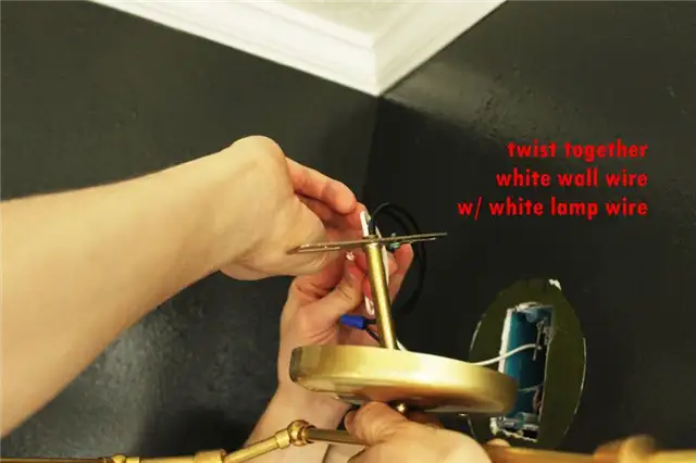 DIY (своими руками) Brass Branch Light - держите светильник
