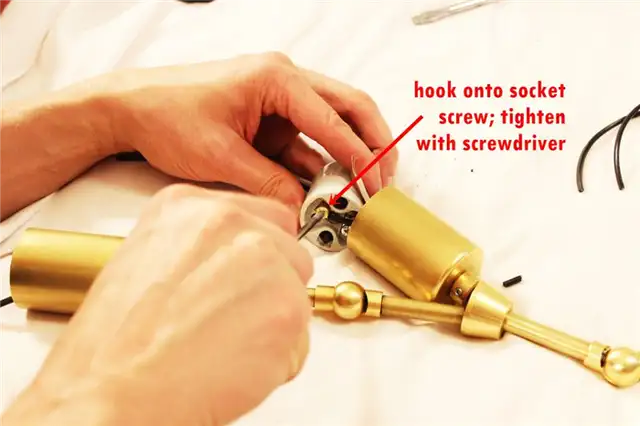 DIY (своими руками) Brass Branch Light - соответствующий цвет винта