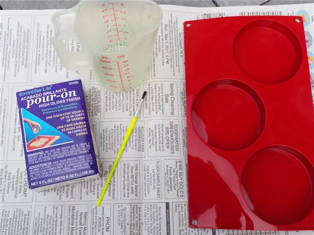 Простой DIY (своими руками) узорчатые подставки с использованием смолы - материалы