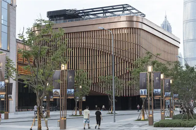 На крыше Bunds Finance Centre расположен зал для проведения мероприятий