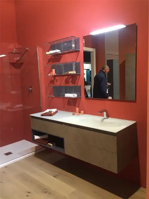стеклянные полки для ванной