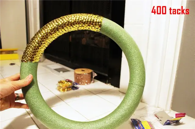 DIY (своими руками) Fall Tack Wreath - окружность венка