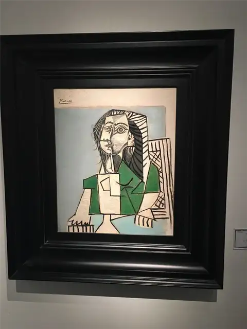 Настенное искусство Пикассо в черной рамке