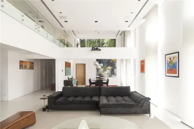 Пентхаус Jardim Paulistano - интерьер гостиной