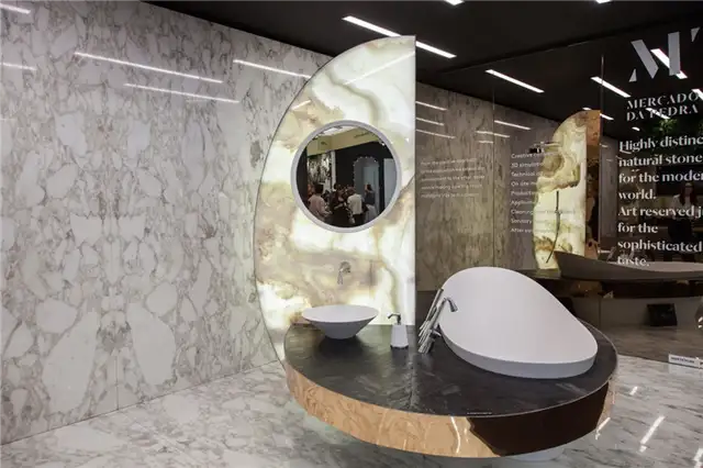 Mercado da Pedra - дизайн ванной комнаты на выставке maison and objet Paris