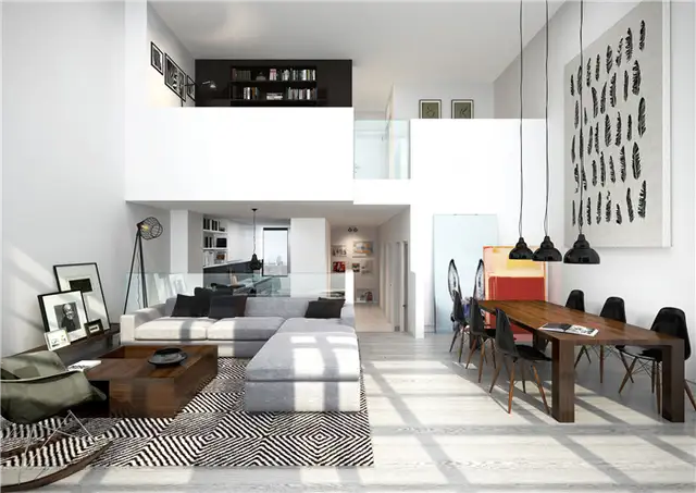 Лофт Saint Martins Loft от Darling Associates с мезонином Space Living