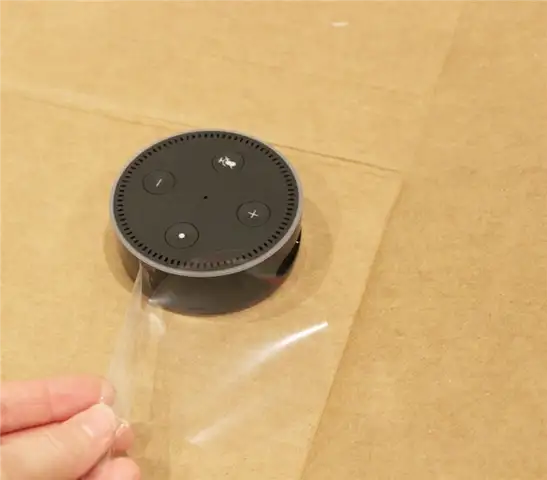 Как настроить Amazon Echo Dot - снимите пластиковую пленку