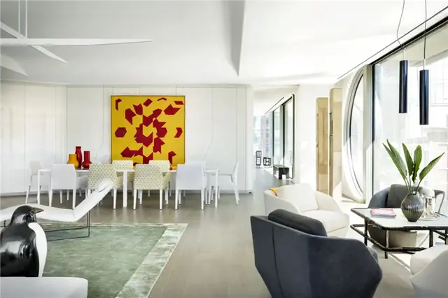 520 West 28th Zaha Hadid Architects Обеденная зона