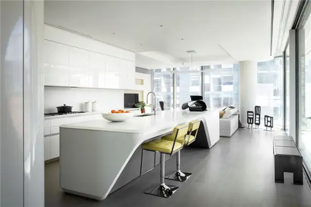 520 West 28th Zaha Hadid Architects Белая кухня