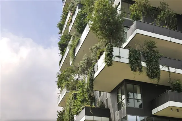 Балконы с пышной растительностью Bosco Verticale