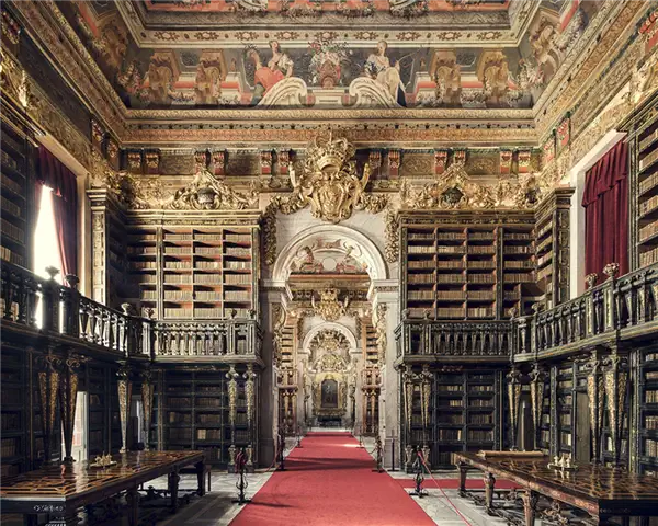 Дизайн библиотеки Biblioteca Joanina
