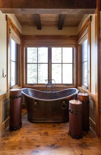 Austin-Cabin-Walton-Architecture-copper-bathtub