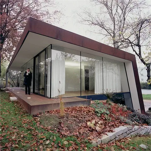 Дом из кортена от x Architekten в Линце