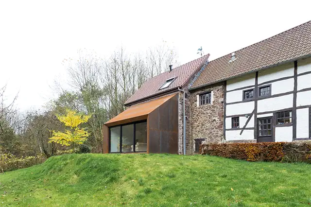Puzzles Architecture Corten Steel Extension