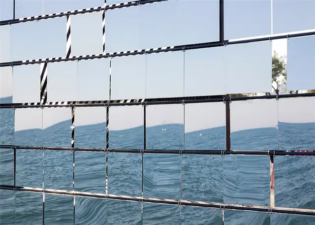 Nas Architecture Breath box seaside pavilion mirror