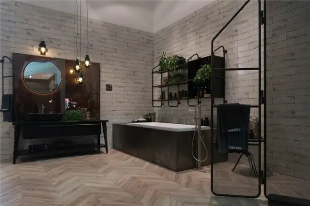 Scavolini и Diesel Дизайн ванной комнаты Идея планировки