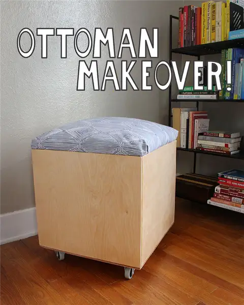 Оттоманка из фанеры DIY (своими руками)