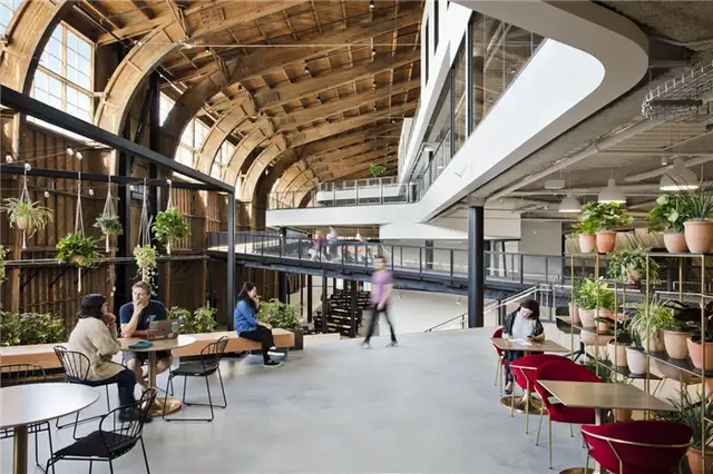 Новый офис Google в Лос-Анджелесе от ZGF architects в Калифорнии - несколько уровней