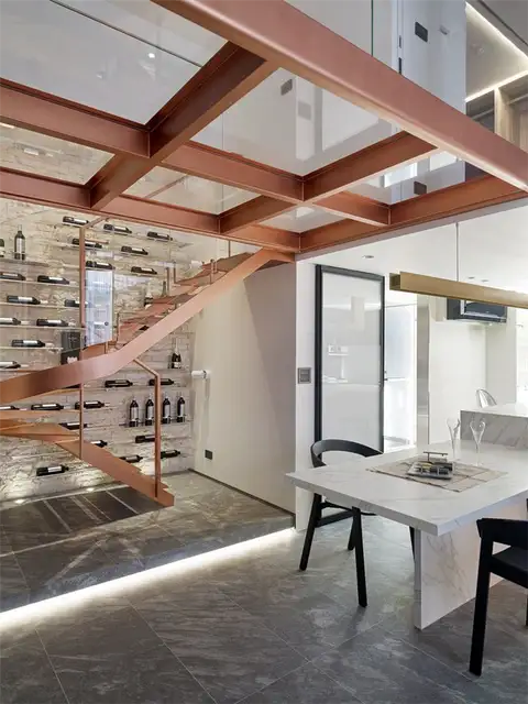 Современный дизайн интерьера от PENY HSIEH INTERIORS - белый погреб