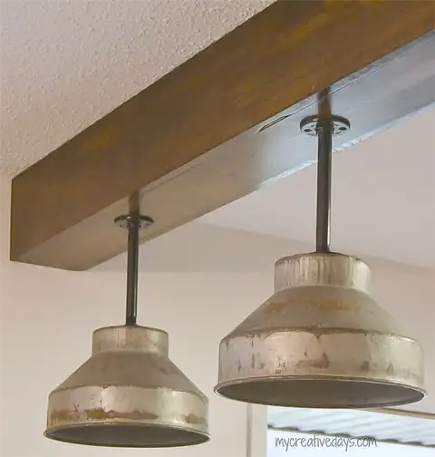 Кухонные светильники в стиле DIy